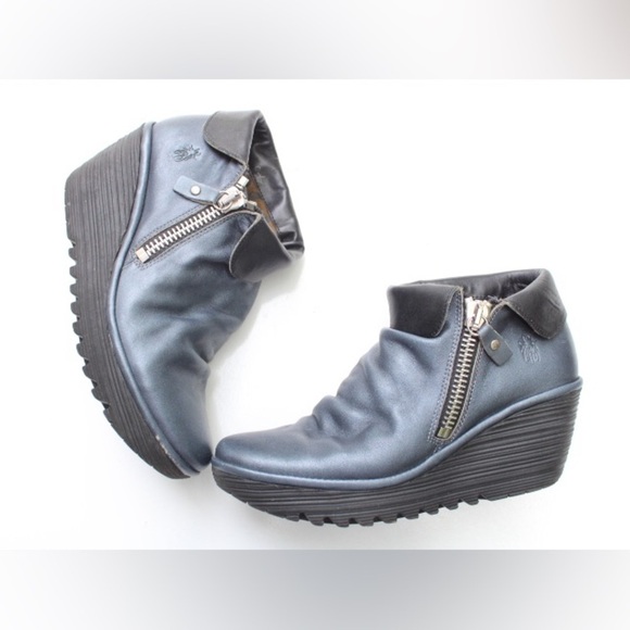 Fly London wedge booties Yoxi - Picture 3 of 10